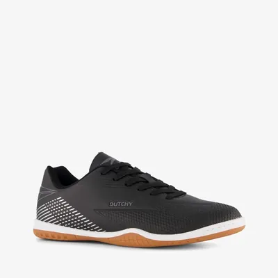 Dutchy IC kinder zaalschoenen zwart - Gymschoenen - Maat 39 - Uitneembare zool